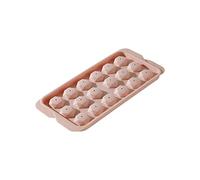 JINGYAN Moldes para helados 1pc Colorful Round Rhombus Ice Mould Cube Tray Maker PP Plastic Mold Forms Food Grade Kitchen Gadgets(Pink,M)