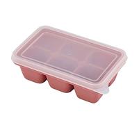 JINGYAN Moldes para helados 1pc Tray With Lid Ice Cream Mold Bucket Maker Cooler Wine Freezer Kitchen Blue Multi-colore and Red(Red)