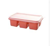 JINGYAN Moldes para helados 1pc Tray With Lid Ice Cream Mold Bucket Maker Cooler Wine Freezer Kitchen Blue Multi-colore and Red(Multi-colored)