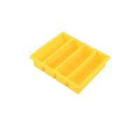 JINGYAN Moldes y bandejas para hielo Compartment Tray, Silicone Ice Rectangular Mold Ball, Reusable