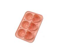 JINGYAN Moldes y bandejas para hielo Flower Ice Tray Silicone Mold Maker Three-in-One Diamond Ball Cube Grinding Tool