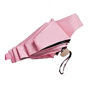 JINGYAN Paraguas plegables Phone Size Mini Pocket Women Umbrella Male Man Ultralight Rain Sun Girls Portable Folding Parasol(Pink)