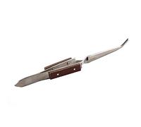 JINGYAN Pinzas 1PC Stainless Steel Cross Locking Lock Tweezers Self Closing Jewelry Soldering Craft Repair Hand Tool