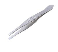 JINGYAN Pinzas 1pc Stainless steel eyebrow clip flat mouth tweezers beauty makeup tool