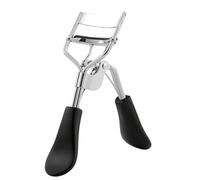 JINGYAN Pinzas Eyelash curler Curling lasting Not clip eyelid make-up beauty tool portable eyelash send pad Eyebrow Tweezer(Silver)