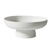 JINGYAN Platos llanos Fruit Dish Round Drain Fruit Basket Modern Style Container for Kitchen Counter(Green)
