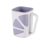 JINGYAN Portacepillos de Dientes 400ml Lemon Wash Cup Household Brushing Simple Plastic Tooth Bathroom Mouthwash Practical Mouth(Purple)