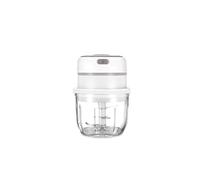 JINGYAN Prensa ajos 1 Conjunto Cocina Ajo eléctrico Chopper Mini comida cebolla Chopper Con Copas de vidrio Máquina de ajo inalámbrico Mini for verduras de ajo