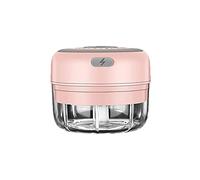 JINGYAN Prensa ajos Mini Mini Portátil Mini Ajo Picador Chopper Molinillo Molinillo Molinillo Para Ajo Vegetal Chili(Pink)
