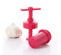 JINGYAN Prensa ajos Practical Kitchen Cooking Tools Garlic press Crusher Presser screw squeeze Peeler Garlic Crusher Random Color