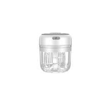 JINGYAN Prensa ajos Trituradora de alimentos Mini ajo prensa ajo trituradora vegetal chopper for la cocina Agarrasted Ajo machacado Jengibre aplastado Chili(White)