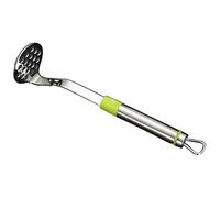 JINGYAN Prensa patatas Fruit Mashers Pressure Mud Stainless Steel With Handle Multi Purpose Kitchen Tools For Food Mashed Potato Masher 3Colors(Green)