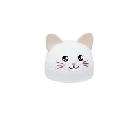 JINGYAN Reloj Despertador New Cute Cat Alarm Clock with 2 Colors LED Lamp Timer Snooze Rechargeable Night Light Christmas Gifts