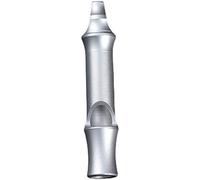 JINGYAN Silbatos Aluminum Alloy Whistle Metal Explosion Equipment Outdoor Exploration Sound Loud Emergency High Frequency(Silver)