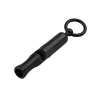 JINGYAN Silbatos Outdoor Survival Whistle Alloy PVD Black Treble