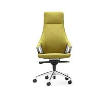 JINGYAN Sillas de Oficina Design Office Chairs, Company Meeting, Swivel, and Breathable Computer in The Whole Home Network(Yellow)