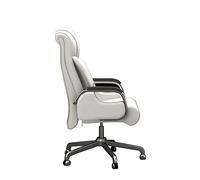 JINGYAN Sillas de Oficina Design Office White Chair, Rotary Folding, Armchair
