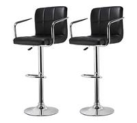 JINGYAN Taburetes de Bar Bar Chair Dining Room Chair Adjustable Swivel Bar Stool Kitchen Counter Dining Chair For Home Office