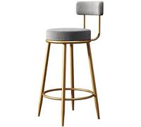 JINGYAN Taburetes de Bar Bar Chair Home Island Golden Stool High Back