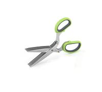 JINGYAN Tijeras de Cocina Kitchen Scissors Stainless Steel Minced Scallion Shredded Rosemary Chopped Cutter Tool Cut Green Onion Vegetables