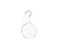 JINGYAN Toalleros de aro para baño Scarf Ring Hanging Towel, Bath Towel, Tie Belt, Multi-Functional Storage Rack, Kitchen and Bathroom Accessories, Clothes Rack(1 pcs White)