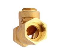 JINGYAN Válvulas de bola Female Thread Brass Swing Check Valve One Way Non-return For Water(1/2")