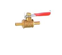 JINGYAN Válvulas de bola Red Handle Small Ball Valve Copper Thickened Pagoda Intubation Inner Wire Outer Teeth Switch Straight Valve(FC-4-2)