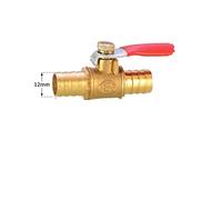 JINGYAN Válvulas de bola Red Handle Small Ball Valve Copper Thickened Pagoda Intubation Inner Wire Outer Teeth Switch Straight Valve(FC-4-7)