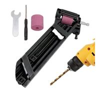 Jingyash Afilador de brocas, afilador para broca, accesorios de molienda precisos, para oficina, taller, cocina, jardín, carpintería, garaje, industria de la construcción