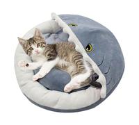 Jingyash Cama de Gatos con Cueva,Refugio de Invierno Cálido para Mascotas Dormir y Descansar,Cama Relajante de Perros | para Mascotas y Cachorros, de Uso Interior en Hogar, en Apartamento, en Sala de