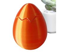 Jingyash Huevos de Dragón Impresos en 3D,Figura Coleccionable Reutilizable Rellenable,Huevos de Pascua Vacíos - para Familia Niños Niñas Cesta De Pascua Amigos Hogar Escuela Estudio Escritorio Mesa