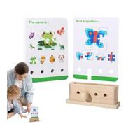 Jingyash Juego De Emparejar para Niños,Interactivo Entre Padres E Hijos | Cartas De Emparejar Y Clasificar para Aprender Formas,para Jardín De Infancia Hogar Aula Viaje Viajes En Coche Preescolares