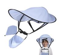 Jingyash Sombrero de Sol | Transpirable Plegable,Accesorio De Protección Solar para Exteriores Y Rezo - para Aventuras Familiares en Playa Senderismo Viajes Clima Cálido