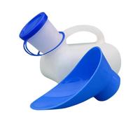 Jingyash Urinario Portatil Hombre Mujer, 1000ml Botellas de Ori- con Tapa y Embudo, A Prueba de Fugas, Orinal Adulto para Viaje, Camping, Exterior, Coche