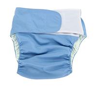 Jingyi Pañal de Tela para Adultos Duradero, pañal de Tela para Adultos de 4 Colores Pañal Grande Ajustable Lavable Reutilizable, pañal para Adulto Grande Reutilizable(Azul 305)