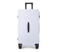 JingYi Store Maleta De Gran Capacidad Maleta De Viaje Maletín con Ruedas Ultraligero Engrosado Ruedas Silenciosas Resistentes Y Duraderas(White,22in)