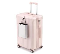 JingYi Store Maleta Extensible Maleta con Cremallera Maleta con Ruedas De Viaje Maleta De Embarque Maleta para Exterior(Pink,26in)