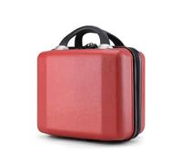 JingYi Store Maleta Ligera Maleta Pequeña Neceser Caja De Almacenamiento Ligera Caja De Viaje Pequeña(Red)