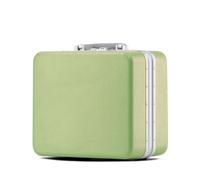 JingYi Store Maleta Maleta Pequeña Bolsa De Almacenamiento De Cosméticos Estuche De Viaje Ligero Maletín con Ruedas(Green,16in)