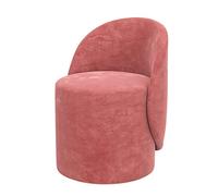 JingYi Store Taburete de maquillaje de lujo con respaldo giratorio para dormitorio, diseño elegante, tamaño compacto, 40 x 40 x 67 cm, perfecto para tocador (color: J)