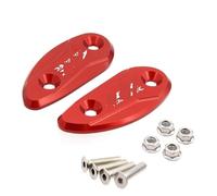 Jingyingtt 2 piezas de cubierta orificio for espejo retrovisor motocicleta, tapa eliminadora impulsado por parabrisas compatible con Hon&da CBR1000RR CBR1000 RR 2020-2021-2022-2023