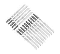 Jingyingtt Cuchillas de rompecabezas T101B/T101BR 8 a 60 uds., corte recto diente medio/inverso, HCS extendido for carpintería, apto for tableros fibra plástico y madera