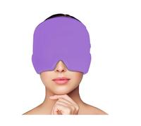Jingyingtt Gorro for aliviar la migraña, envoltura de gel for la cabeza con hielo, terapia de frío y calor, productos for aliviar la tensión y el estrés, mascarilla de hielo for aliviar el dolor de ca