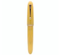 JINHAO DADAO 9019 - Pluma estilográfica acrílica con convertidor de tinta (punta media, amarillo transparente)