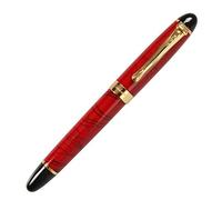 Jinhao X450 - Pluma estilográfica con diseño de mármol azul, grosor de punta medio y detalles dorados, 16 estilos