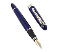 Jinhao X450 - Pluma estilográfica de lujo para hombre, para estudiantes de negocios, 0,5 mm, para pluma estilográfica de punta extrafina, bolígrafos negros para escritura, escritura, escuela