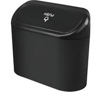 JINHUAHUOTUI Papelera Coche para Ford Tourneo Connect 3 (III) I 2022-2024, Cubo de Basura Mini Contenedor de Residuos con Tapa Accesorios Interior Automóvil Impermeable Negro Portátil