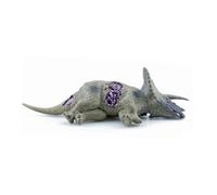 Jinhxofs Figura Cadáver Dinosaurio corativo Cadáver Dinosaurio en Miniatura Dinosaurios para Maquetistas, Dioramas, Maquetas, Exhibición, Triceratops Carcasa