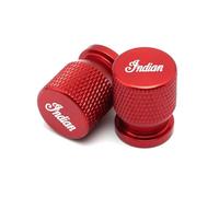 jininghaibo - Tapón de válvula de neumático de aluminio compatible con FTR 1200 S FTR1200 Carbon/Rally Chief Vintage Scout para motocicleta, accesorios (rojo)