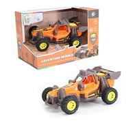 JINJIA- Buggy Luces-Sonido Heroes DE Ciudad 1:42 TACHAN Juguetes, Multicolor (757T00596)